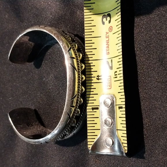 Beautiful sterling cuff bracelet! 44g of sterling silver! - Picture 4 of 5